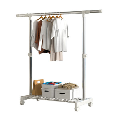 不锈钢落地单杆晾衣架