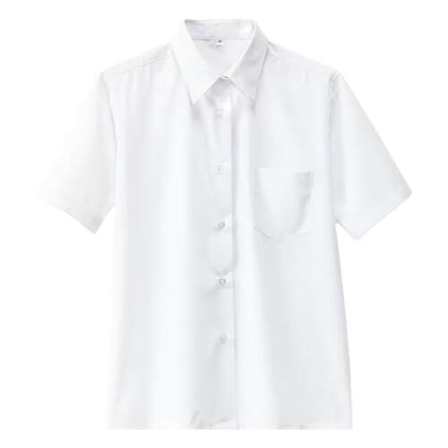 包邮日本C牌cecile百搭女生高中生制服校服学生服立领短袖白衬衫