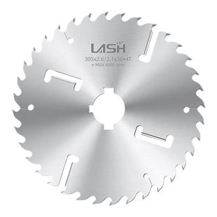 木工多片锯片带刮刀圆木方木推台锯专用实木超薄不烧片合金切割片