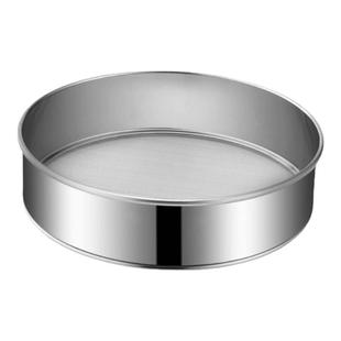 不锈钢筛子圆形面粉筛手持糖粉中药筛60目细网筛烘焙工具过滤网筛