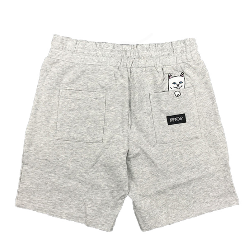 ripndip Peeking A Nermal Shorts贱猫口袋猫中指猫 ins爆款 短裤