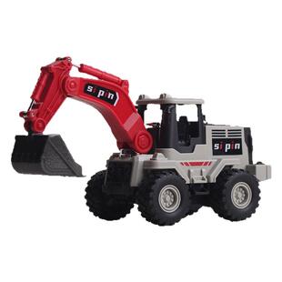 乐凡耐摔儿童玩具合金工程车铲车挖掘机惯性宝宝男孩装载挖机模型