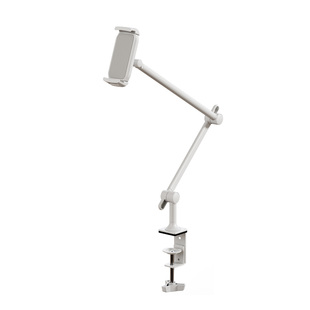 利乐普双机位手机支架悬臂懒人ipad平板支撑架床上躺着看电视手机架床头追剧神器两个手机直播俯拍桌面通用