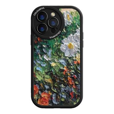 适用苹果17手机壳15新款iphone15百花全包镜头15promax女14套16网红pro高级感小羊皮液态硅胶潮max外xs防摔pm