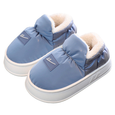 【回力儿童拖鞋】冬季防水羽绒布