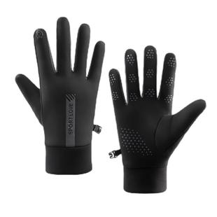 冬季保暖手套女冬天加绒加厚开车骑行手套男防风防寒防水防滑触屏