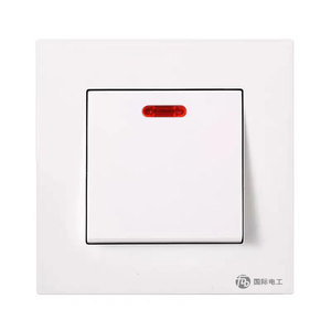 86型暗装家用20A大功率空调热水器开关双极双断45A曲架总开关面板