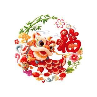 马年窗花2026新款装饰品静电贴纸过年春节乔迁布置玻璃窗福字贴画