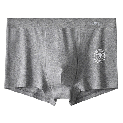 雅鹿男士内裤纯棉四角男生裤头冬