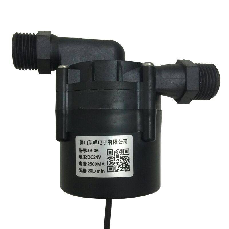 12V24V无刷直流耐高温太阳能燃气电热水器微型循环静音增压抽水泵