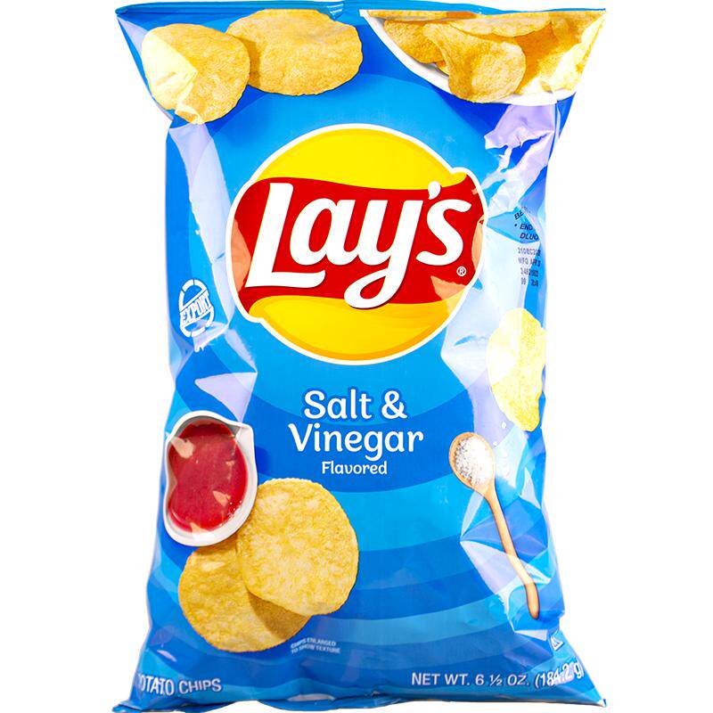 美国进口乐事LAY'S薯片零食聚会下午茶休闲小吃洋葱醋盐多味原切