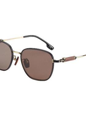 檀木镜腿进口钛框水晶石送检测卡