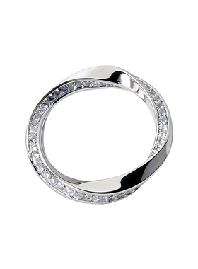 K.莫比乌斯环纯银小众设计戒指