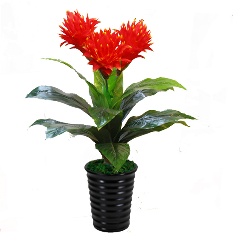 红运当头假花仿真花鸿运当头家居客厅摆放绿植盆栽塑料花装饰假树