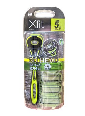 男士敏感肌用手动剃须刀kai/贝印