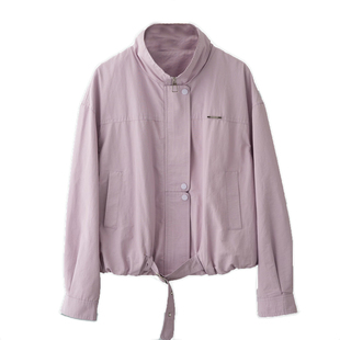 短款立领冲锋上衣外套女2026春秋装新款超火小众不撞款棒球服夹克