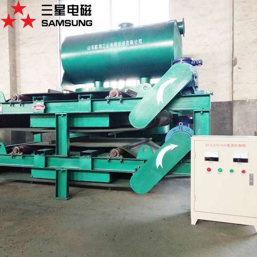 悬挂带式自卸除铁器RCYD系列永磁自卸式除铁器临朐电磁除铁器厂家