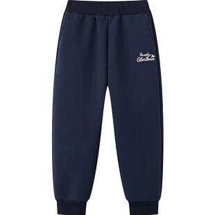 笛莎童装女童裤子春季新款大童卫裤运动裤休闲裤迪沙儿童加绒长裤