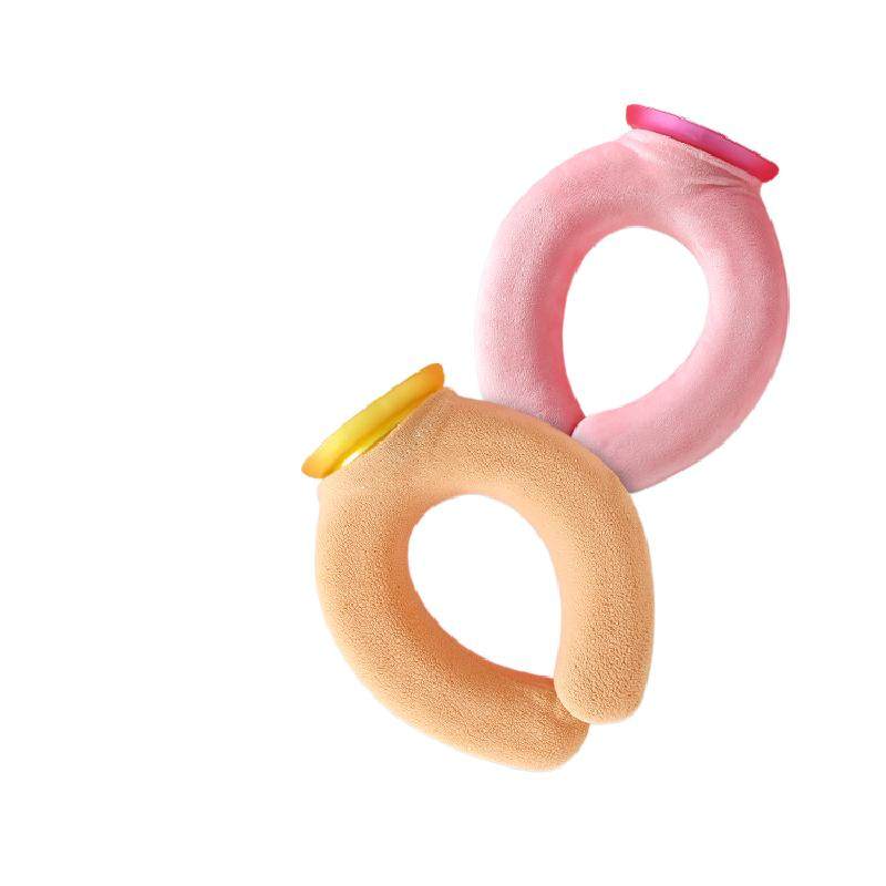 热水袋U型颈椎防爆热敷注水灌水肩颈头部暖宝宝加厚挂脖围脖枕头