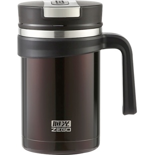 旭光办公室保温杯男女水杯304不锈钢水杯带把 大容量成人泡茶杯子