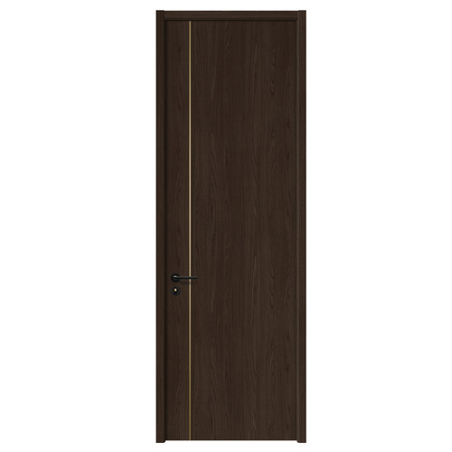 美心木门卧室门金属条门环保实木复合免漆工艺静音房间门4173定制