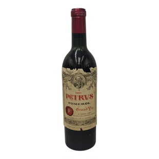 1960年帕图斯（柏翠）红酒梅洛法国Petrus帕图斯酒庄干红葡萄酒
