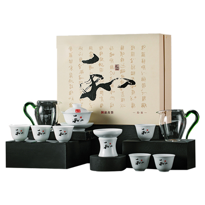 澜沧古茶陶瓷杯高白瓷和字茶杯