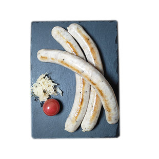 德国风味图林根未添加淀粉蔗糖烘焙生酮热狗烧烤拼盘德式早餐香肠