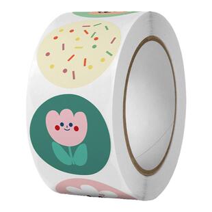 新款 卡通食品包装贴纸三明治纸封口贴手工贴纸汉堡野餐盒装饰贴