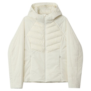 SPYDER蜘蛛秋冬女子防风鹅绒短款收腰修身连帽轻羽绒服25MF200W