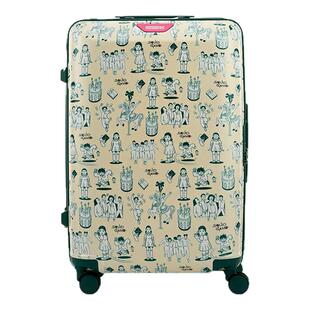 美旅18/24寸行李箱联名可扩容登机箱潮酷卡通印花旅行箱拉杆箱UH4