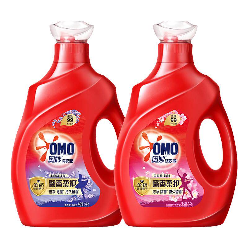 奥妙洗衣液含金纺薰衣草香