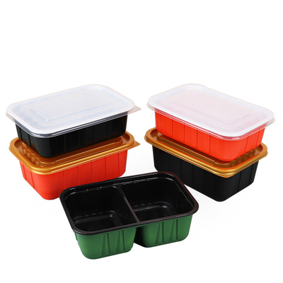 密封不漏长方形餐盒FJ食品级塑料