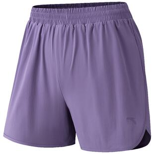 安踏冰丝裤丨运动短裤女夏季新款假两件健身跑步防走光透气瑜伽裤