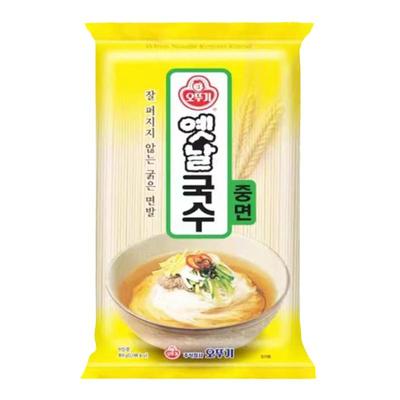 进口劲道挂面煮面韩国不倒翁面条