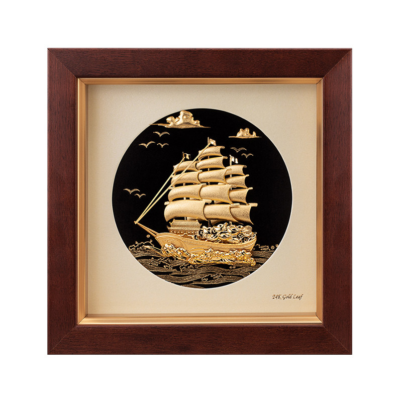 足金金箔画不褪色不氧化