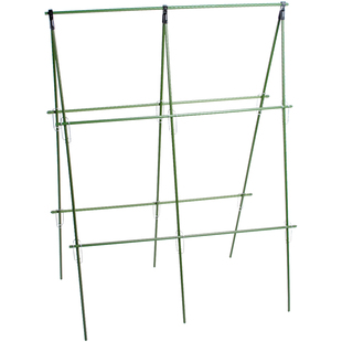 爬藤杆园艺支柱包塑钢管爬藤支架月季黄瓜花架支撑杆大棚种菜架子