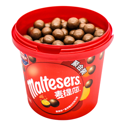 德芙520g澳洲小零食麦丽素桶装