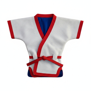 中国式摔跤跤衣红蓝传统式摔跤衣服中式摔跤衣褡裢加厚棉摔跤服