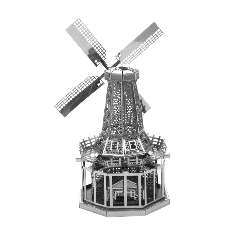 全金属3D立体金属拼图手工DIY拼装建筑交通乐器动物模型生日礼物