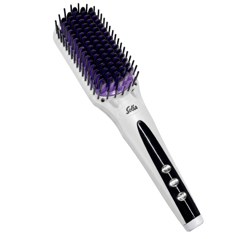Solis/索利斯hs99直发梳负离子家用不伤发一梳直发梳神器美发梳子