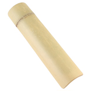 半圆空心原竹筒汗蒸桑拿硬枕头颈椎劳损修复富贵包弧形竹片护腰垫