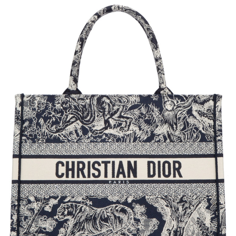 DIOR 迪奥 女士刺绣中号book tote 托特包 26秋冬新款 意大利代购