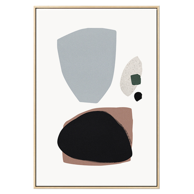 北欧抽象风背景简约餐厅装饰画