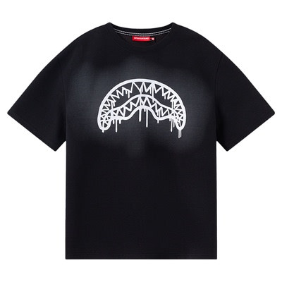 SprayGround鲨鱼嘴2026夏季短袖t恤男女情侣宽松体恤休闲上衣潮