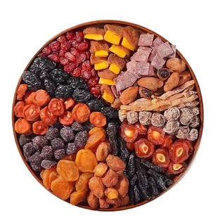 牧果人一包500g混合蜜饯果脯果干西梅干红杏干话梅干零食梅子乌梅