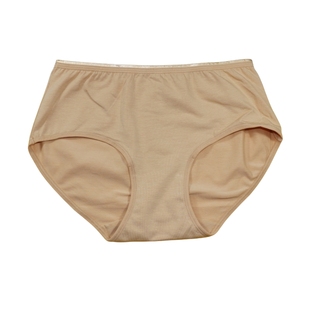 3条装樱子内裤女纯棉中高腰三角裤舒适透气吸汗提臀女士三角内裤