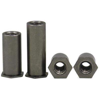 通孔不锈钢压铆螺柱六角螺母柱铆钉SOS-M2M2.5M3M4M5M6M8