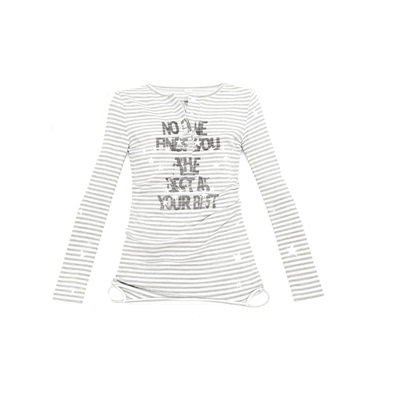 美式设计感长袖女正反两穿辣妹