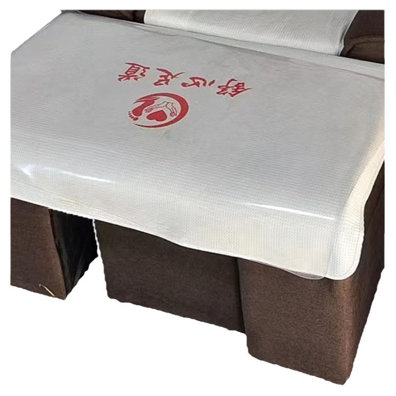 足浴透明脚凳凳防水垫塑料皮垫沙发垫泡脚胶垫垫子隔水垫足疗坐垫
